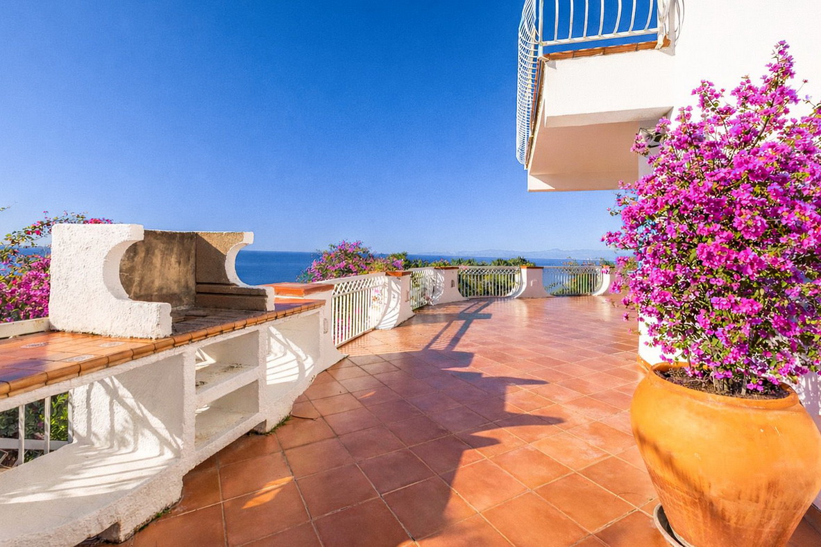 Villa a schiera Villaggio, widok z tarasu